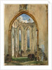 Ruin of a Church, 1849 by Rudolf von Alt