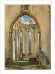 Ruin of a Church, 1849 by Rudolf von Alt