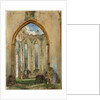 Ruin of a Church, 1849 by Rudolf von Alt