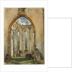 Ruin of a Church, 1849 by Rudolf von Alt