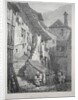 Ruins of the Abbey of Baume. Interior of the Court by Samuel Prout