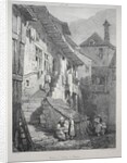 Ruins of the Abbey of Baume. Interior of the Court by Samuel Prout