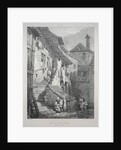 Ruins of the Abbey of Baume. Interior of the Court by Samuel Prout