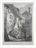 Ruins of the Abbey of Baume. Interior of the Court by Samuel Prout