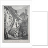 Ruins of the Abbey of Baume. Interior of the Court by Samuel Prout