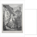 Ruins of the Abbey of Baume. Interior of the Court by Samuel Prout