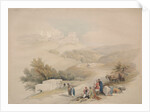 Ruins of the Church of St. John Sabaste, 1839 by David Roberts