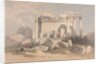 Ruins of the Eastern Portico of the Temple of Baalbec, 1839 by David Roberts