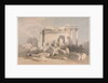 Ruins of the Eastern Portico of the Temple of Baalbec, 1839 by David Roberts