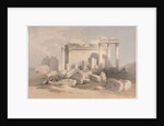 Ruins of the Eastern Portico of the Temple of Baalbec, 1839 by David Roberts