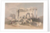 Ruins of the Eastern Portico of the Temple of Baalbec, 1839 by David Roberts