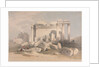 Ruins of the Eastern Portico of the Temple of Baalbec, 1839 by David Roberts