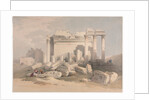 Ruins of the Eastern Portico of the Temple of Baalbec, 1839 by David Roberts