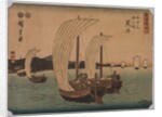 Sail Boats, 1839-1864 by Ichiryusai Hiroshige II