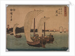 Sail Boats, 1839-1864 by Ichiryusai Hiroshige II