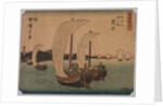 Sail Boats, 1839-1864 by Ichiryusai Hiroshige II