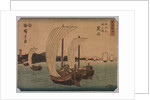 Sail Boats, 1839-1864 by Ichiryusai Hiroshige II