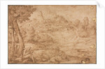 Saint Jerome in a Landscape, c. 1530 by Domenico Campagnola