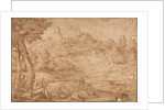 Saint Jerome in a Landscape, c. 1530 by Domenico Campagnola