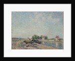 Saint-Mammès, Loing Canal, 1885 by Alfred Sisley