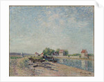 Saint-Mammès, Loing Canal, 1885 by Alfred Sisley
