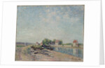 Saint-Mammès, Loing Canal, 1885 by Alfred Sisley