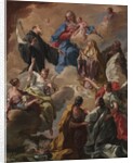 Saints Presenting a Devout Woman to the Virgin and Child, 1720s by Giovanni Battista Pittoni