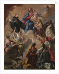 Saints Presenting a Devout Woman to the Virgin and Child, 1720s by Giovanni Battista Pittoni