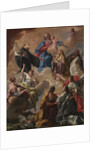 Saints Presenting a Devout Woman to the Virgin and Child, 1720s by Giovanni Battista Pittoni