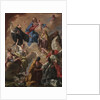 Saints Presenting a Devout Woman to the Virgin and Child, 1720s by Giovanni Battista Pittoni