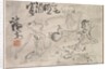 Sake Party with No Light, late 1800s-early 1900s by Tomioka Tessai