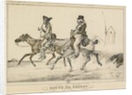 Scenes of Daily Life, Roads and Paths: Road to Poissy…, 1816 by Carle Vernet