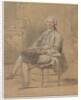 Seated Man Holding a Snuff Box, c. 1750-1760 by Louis Aubert (attributed to)