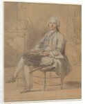 Seated Man Holding a Snuff Box, c. 1750-1760 by Louis Aubert (attributed to)