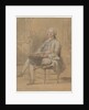 Seated Man Holding a Snuff Box, c. 1750-1760 by Louis Aubert (attributed to)