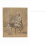 Seated Man Holding a Snuff Box, c. 1750-1760 by Louis Aubert (attributed to)