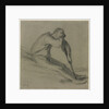 Seated Peasant Resting on a Hoe by Jean-François Millet