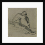 Seated Peasant Resting on a Hoe by Jean-François Millet