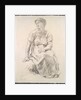 Seated Peasant Woman, c. 1885 by Léon Augustin Lhermitte
