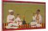 Seated Prince Smoking a Hookah, c, 1710-1715 by Unknown