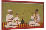 Seated Prince Smoking a Hookah, c, 1710-1715 by Unknown