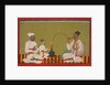 Seated Prince Smoking a Hookah, c, 1710-1715 by Unknown