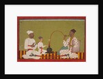 Seated Prince Smoking a Hookah, c, 1710-1715 by Unknown