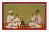 Seated Prince Smoking a Hookah, c, 1710-1715 by Unknown