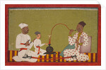 Seated Prince Smoking a Hookah, c, 1710-1715 by Unknown