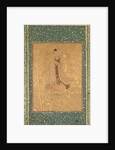 Seated Scholar, Border Fragment from the Teheran/Berlin album, c. 1605-1610 by Unknown