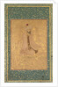 Seated Scholar, Border Fragment from the Teheran/Berlin album, c. 1605-1610 by Unknown