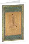Seated Scholar, Border Fragment from the Teheran/Berlin album, c. 1605-1610 by Unknown