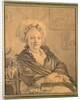 Seated Woman with a Cat, c. 1776 by Jean-Michel the Younger Moreau