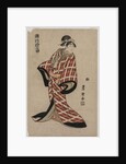 Segawa Michinosuke Wearing a Padded Plaid Robe, c. 1805 by Utagawa Toyokuni